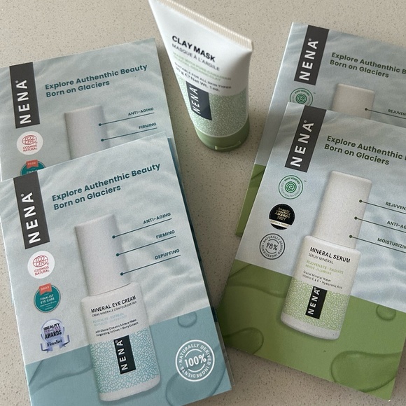 NENA Glacial Oceanic Clay Mask with Skincare Samples - Picture 9 of 16
